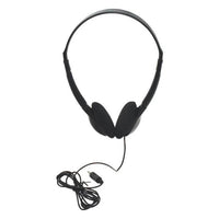 Thumbnail for Califone CA-2 lightweight on-ear headphones in black, ideal bulk school headphones for education and student engagement.