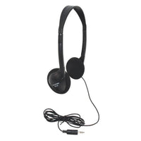 Thumbnail for Califone CA-2 lightweight black headphones for students, ideal bulk school headphones pack for education and classroom use.