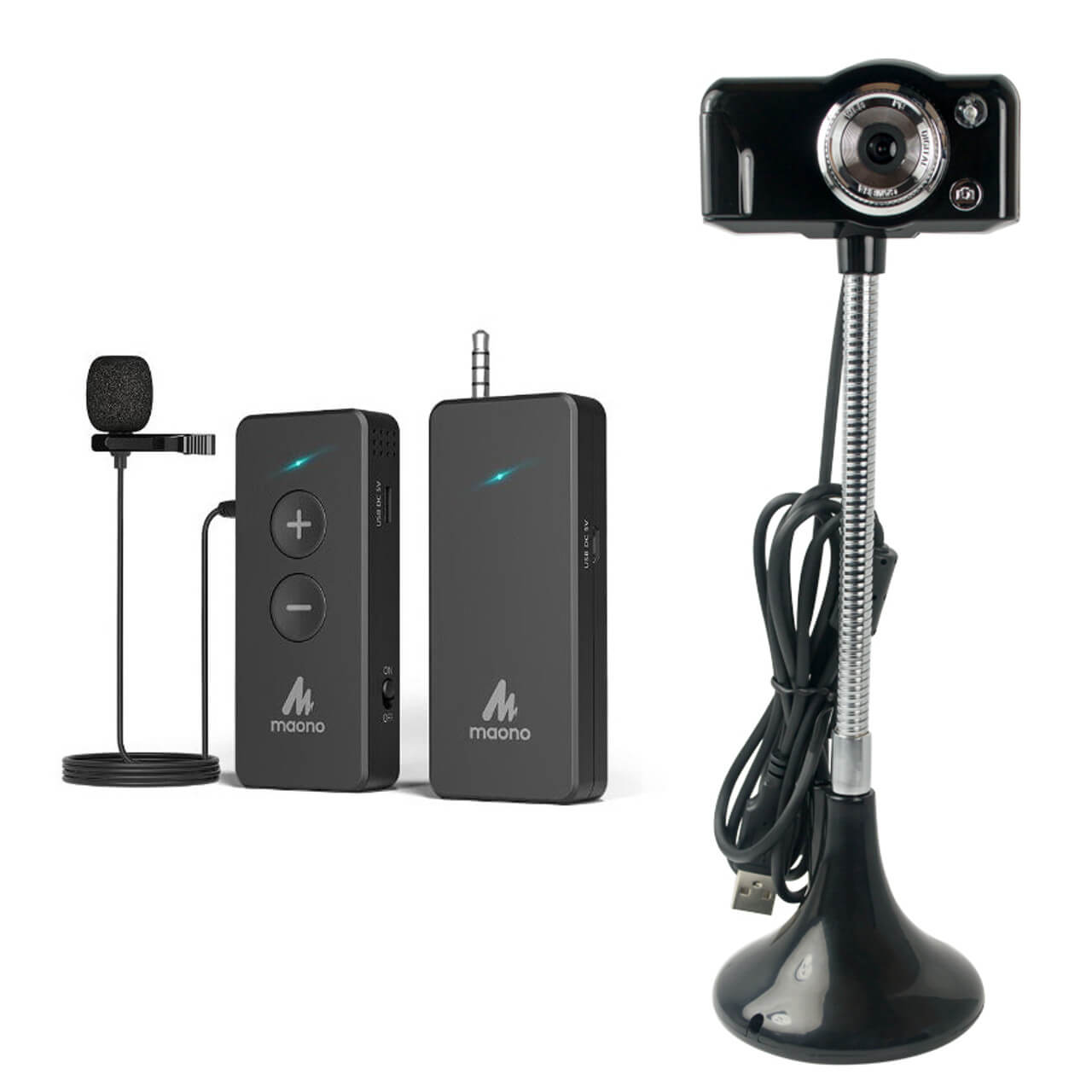 Remote Teaching Kit Plus System with microphone and webcam for enhanced student engagement in online learning.