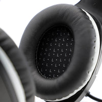 Thumbnail for Close-up of AE-75 classroom headphones ear cushions, designed for comfort and focus in educational settings.