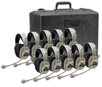 Thumbnail for Deluxe Multimedia Stereo Headset - 10 Pack - with Case - Learning Headphones