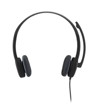 Thumbnail for Logitech H151 Stereo Headset with noise-canceling mic, ideal bulk school headphones for education.