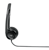 Thumbnail for Logitech H390 USB headset ideal for bulk school headphones, offering comfort and sound for educational use.