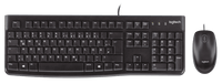 Thumbnail for Logitech MK120 USB keyboard and mouse combo, durable and comfortable for everyday use and education.