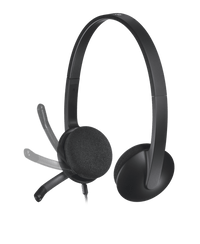 Thumbnail for Logitech H340 USB headset, comfortable fit for education, ideal bulk school headphones for calls and music.