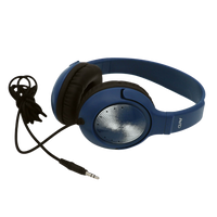 Thumbnail for AE-54 Classroom Headphones - Blue with durable design, comfortable fit, and a 3.5mm TRS plug for school use.