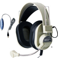 Thumbnail for Deluxe USB School Headset with Gooseneck Microphone - Learning Headphones