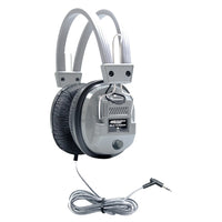 Thumbnail for Deluxe over-ear headphones for education, ideal bulk school headphones for classroom listening activities.