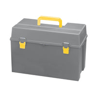 Thumbnail for HamiltonBuhl large carry case for bulk school headphones, durable with adjustable dividers for secure storage.
