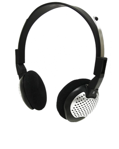 Andrea Communications HS-75 on-ear headphones, ideal as bulk school headphones for superior sound and comfort.