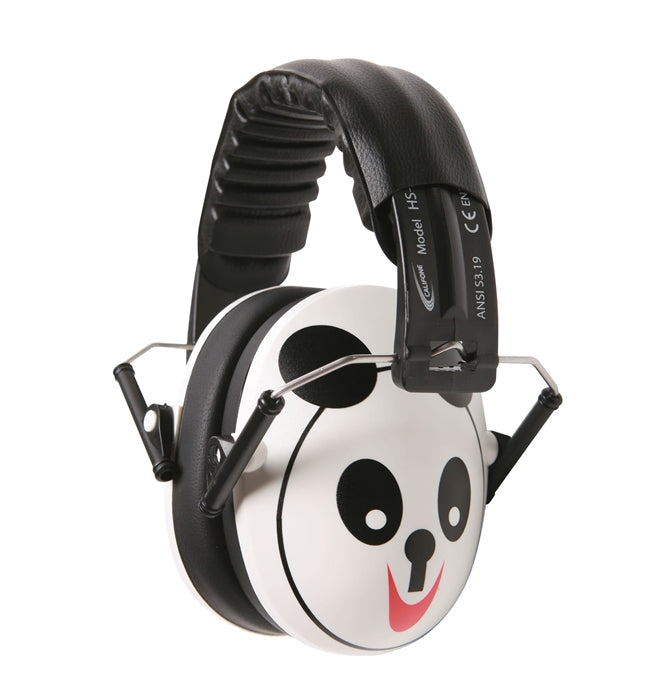 Hush Buddy Panda Hearing Protector, ideal bulk school headphones for kids with hearing sensitivities.