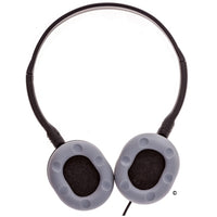Thumbnail for LH-55 school headphones with grey earcups, ideal for bulk purchase in classrooms, providing comfort and quality sound.