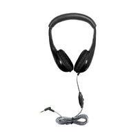Thumbnail for Motiv8 TRS classroom headphones with in-line volume control, ideal bulk school headphones for learning environments.
