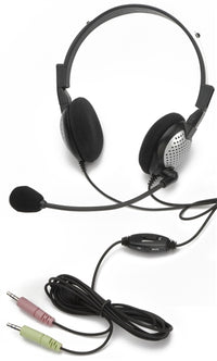 Thumbnail for NC-185 VM On-Ear Stereo Headset with microphone for effective communication and immersive audio in educational settings.
