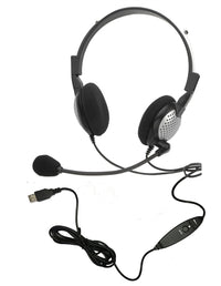 Thumbnail for NC-185VM USB On-Ear Stereo Headset - Learning Headphones