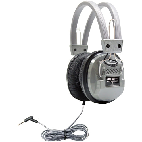 SchoolMate Deluxe Stereo Headphone designed for students, featuring 3.5 mm plug, volume control, and comfortable fit.