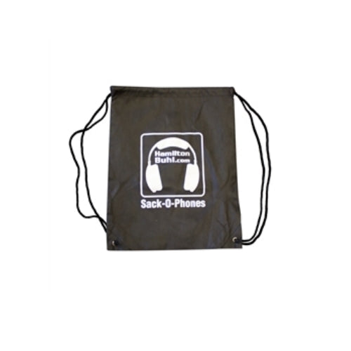 Sack-O-Phones carrying bag for bulk school headphones by Hamilton Buhl, ideal for classroom and education use.