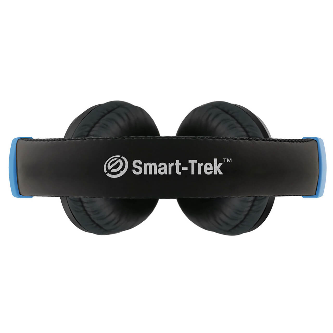 Smart-Trek Deluxe Headphones with blue accents, ideal bulk school headphones for classroom learning.