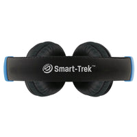 Thumbnail for Smart-Trek Deluxe Headphones with blue accents, ideal bulk school headphones for classroom learning.