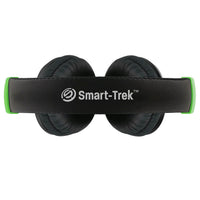 Thumbnail for Smart-Trek headphones with green accents, ideal bulk school headphones for education and classroom use.