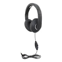 Thumbnail for Smart-Trek Mini headphones with in-line volume control, durable bulk school headphones for education.