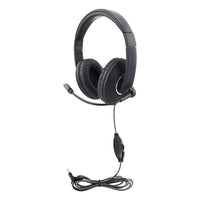 Thumbnail for Smart-Trek Mini Headset with in-line volume control, ideal for bulk school headphones and education use.