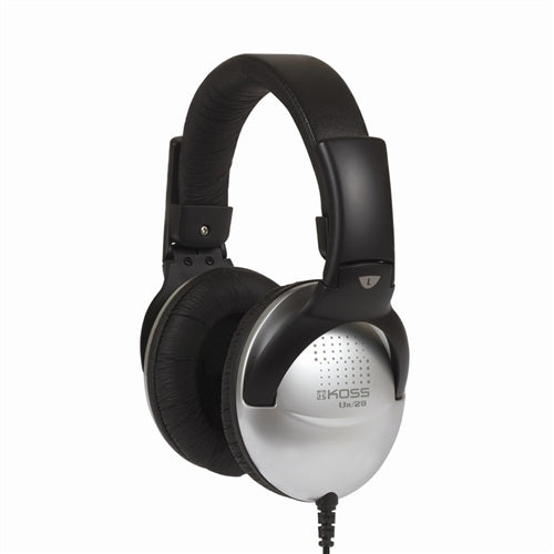 Koss UR29 foldable headphones with volume control, perfect bulk school headphones for educational use.