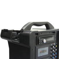 Thumbnail for Wireless PA system with dual mics, Bluetooth, and multimedia features for educational settings.