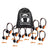 HamiltonBuhl Sack-O-Phones, 10 Personal Headphones in Orange (HA2-ORG) in a Carry Bag