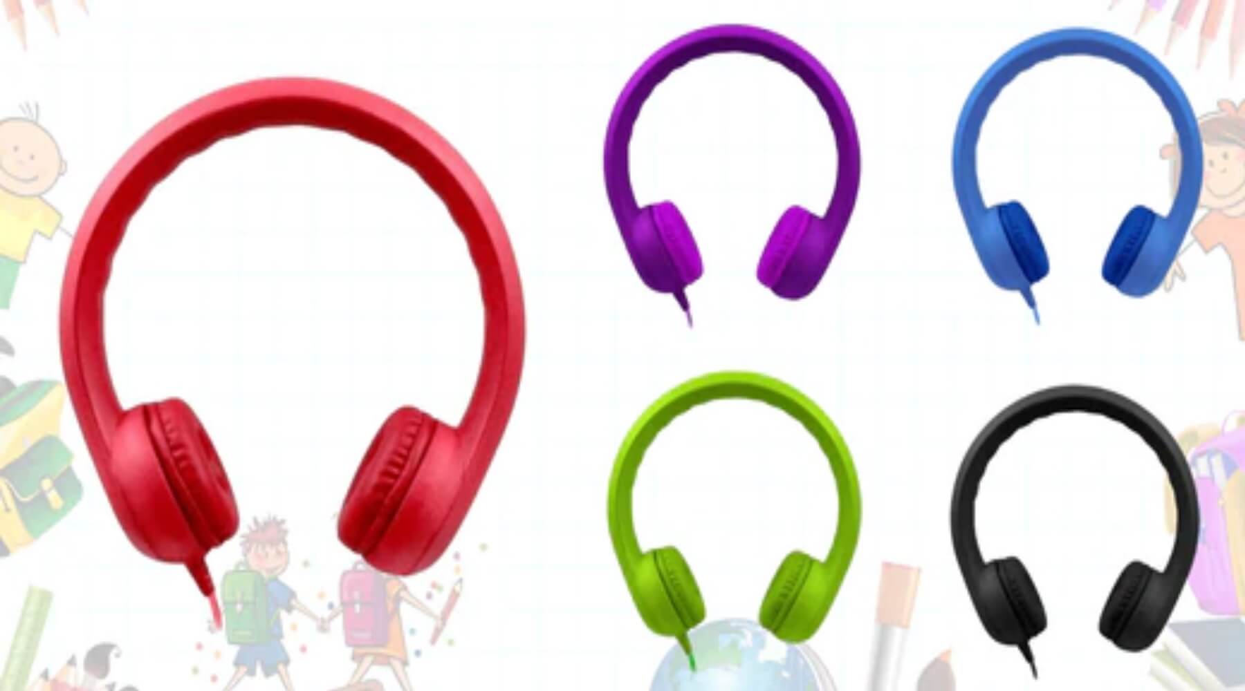 Flex-Phones™ School Headphones for Students – the most comfortable headphones for kids & teens. Hear clearly with rich sound, in style and with safety!