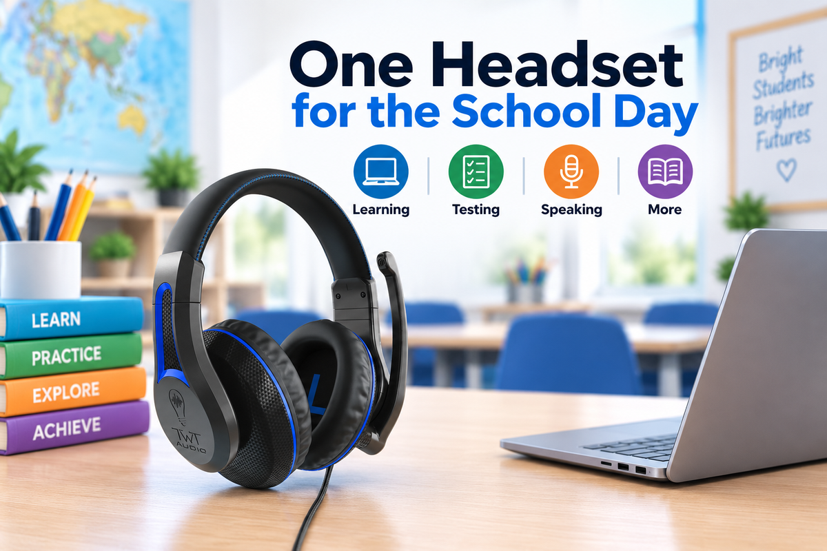 One Headset for the School Day: Choosing a Classroom Headset for Learning, Testing & Speaking