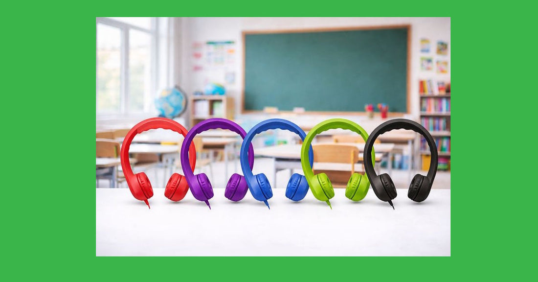 Flex-phones headphones for students in school