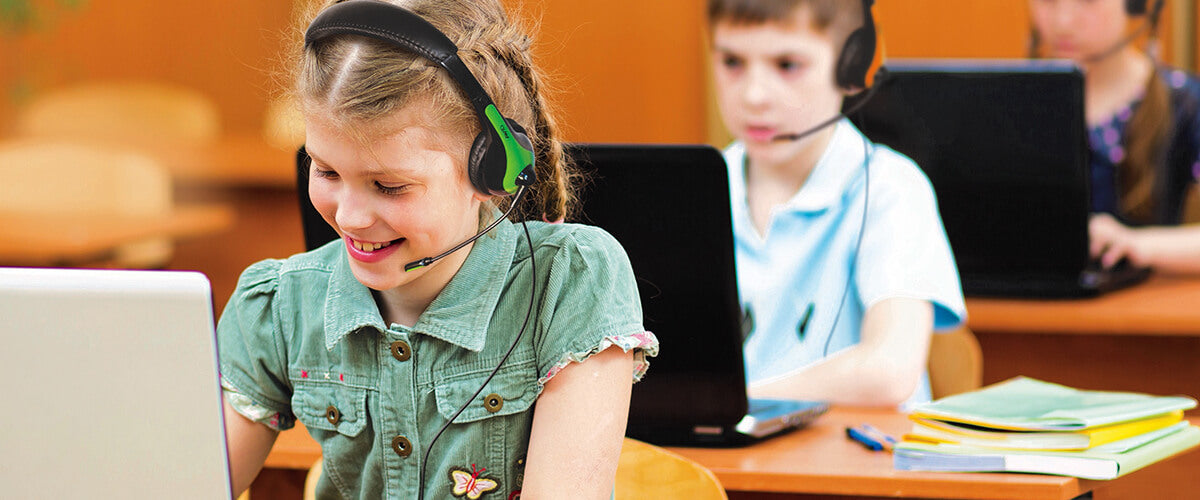 Educate your ears with Avid School Headphones available at Learning Headphones. We offer the perfect headphones for kids and adults that are a perfect fit at an affordable price.