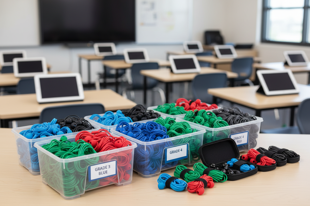 Bulk Student Earbuds & Audio Solutions