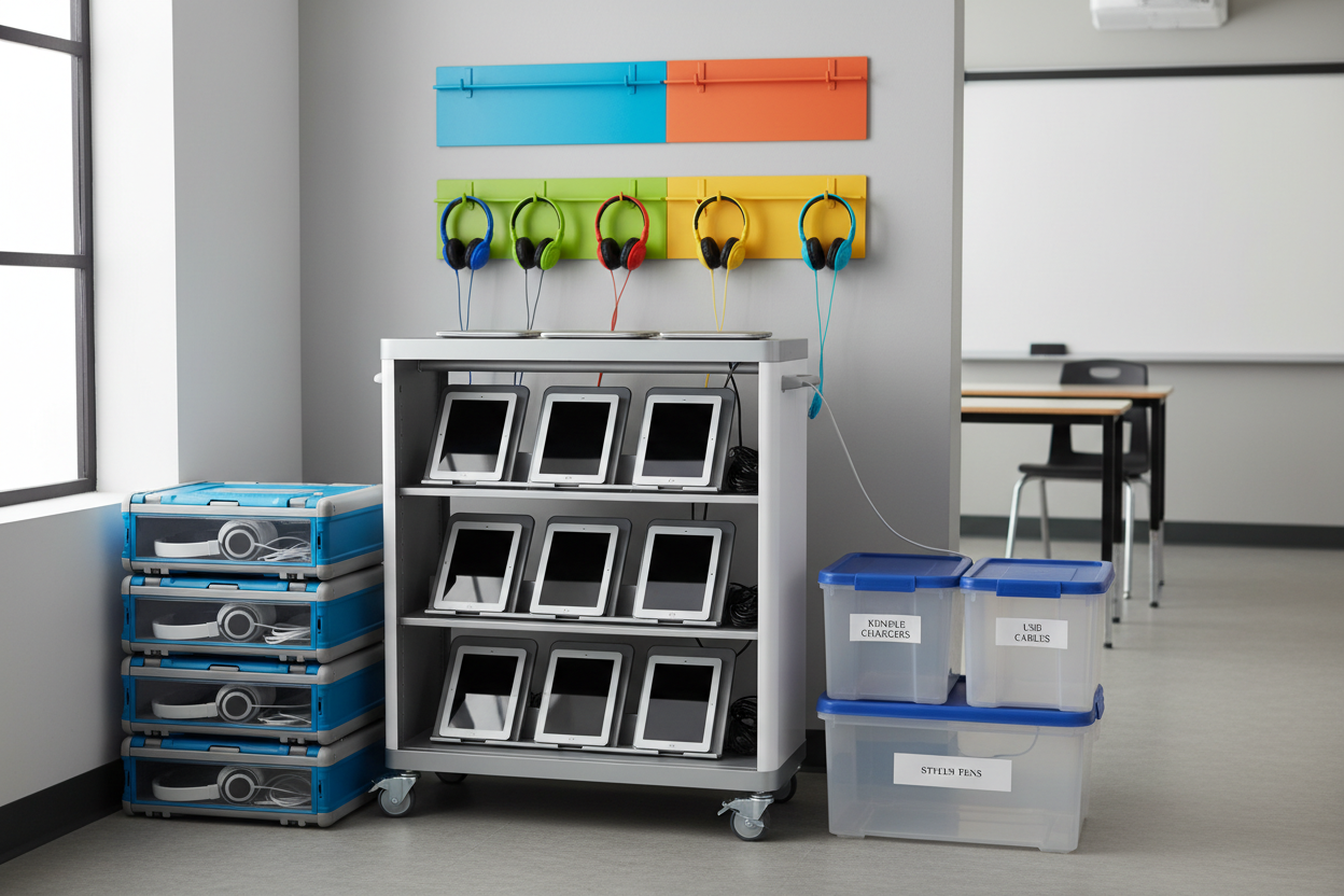 Storage & Classroom Management | Headphone Cases & Tech Organizers ...