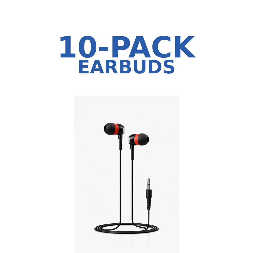 Essential Classroom Earbuds 10 Pack