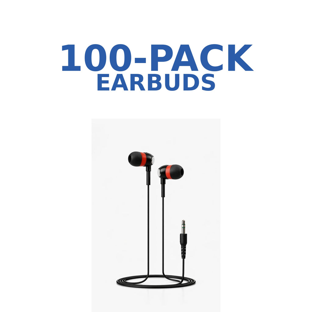 Essential Classroom Earbuds 100 Pack