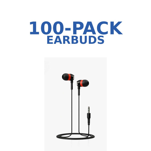 Learning Headphones Essential classroom earbuds 100 pack bulk earphones