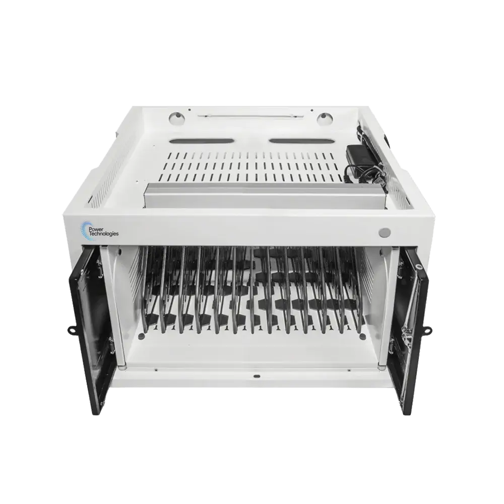POWRT ACMini secure charging cabinet for storing and charging 12 devices