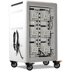 POWRT ACPLUST classroom charging cart with 36 bays and timer function