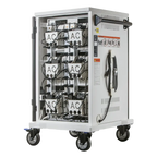 POWRT ACSLIM 36-bay device charging cart with secure locking storage