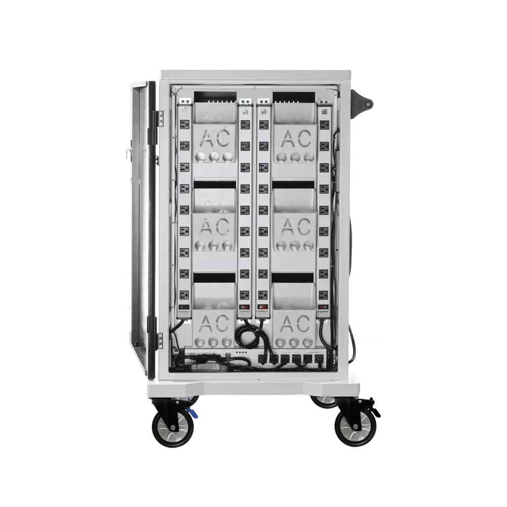 POWRT ACSLIM slim 36-device charging cart for classroom technology