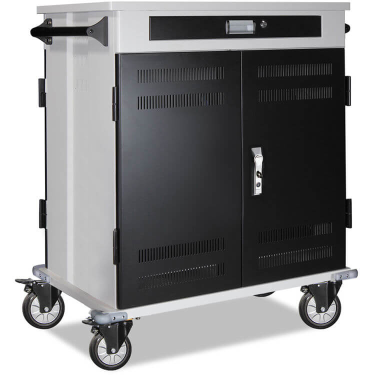POWRT ACPROII 40-device secure charging cart with locking storage
