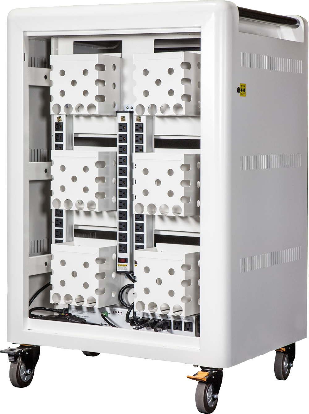 POWRT AC45 classroom charging cart for storing and charging devices