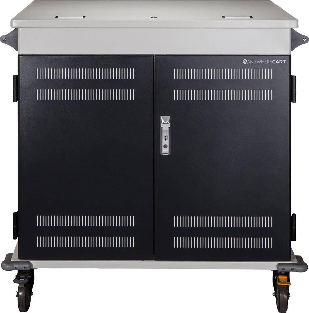 POWRT ACMANAGE 36-bay device charging cart with secure locking storage