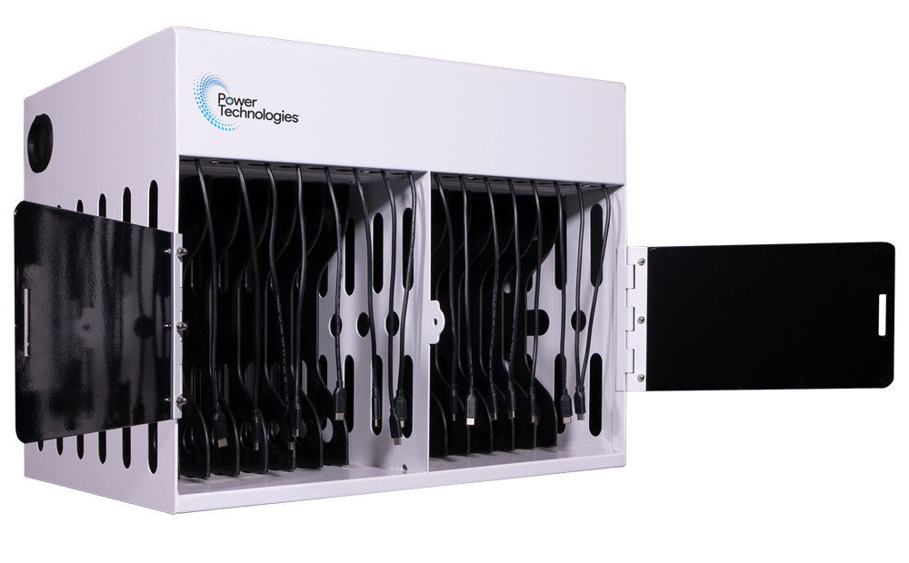 POWRT ACCOMP16 charging cabinet with 16 bays for laptops and tablets