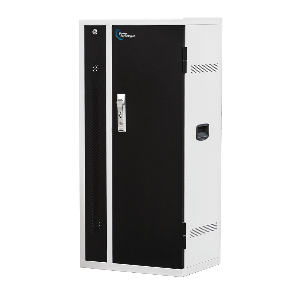 POWRT ACVERT24 24-device vertical charging cart for classroom technology