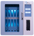 POWRT CABDMSB10RD 10-bay smartphone charging cabinet with secure storage