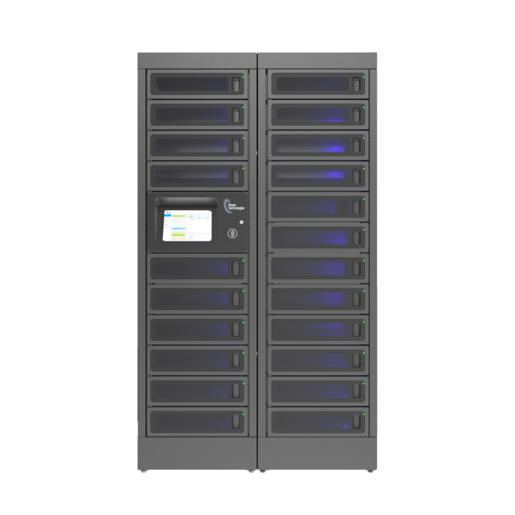 POWRT LKRPTProP10 smart charging locker with 10 secure device bays