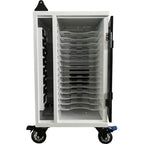POWRT PT-VERT-15 device charging cart with secure storage compartments